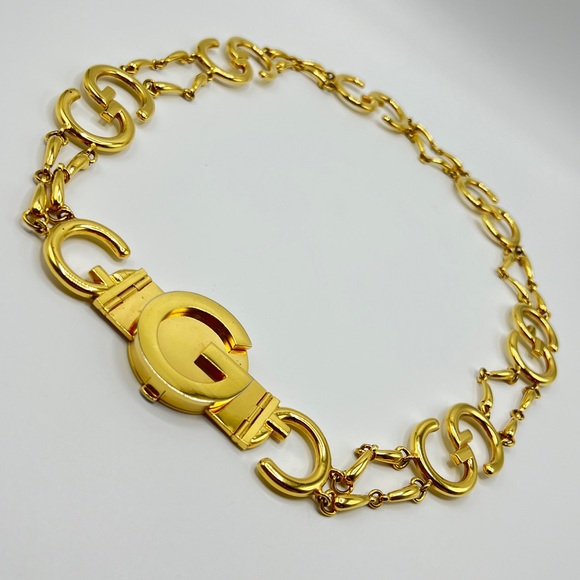 Gucci Accessories Vintage 97s Gucci Gold Chain Belt Poshmark